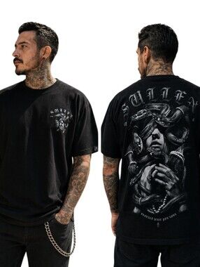Sullen Art Snake Eyes Graphic Tee From ThE Nightmare Collection, Size Med, NWT